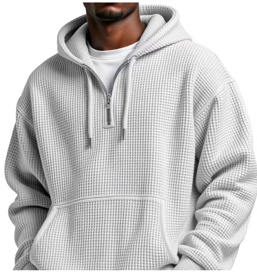 Knitted hoodie