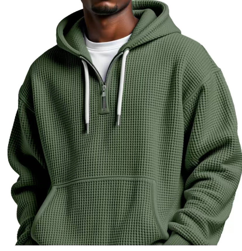 Knitted hoodie