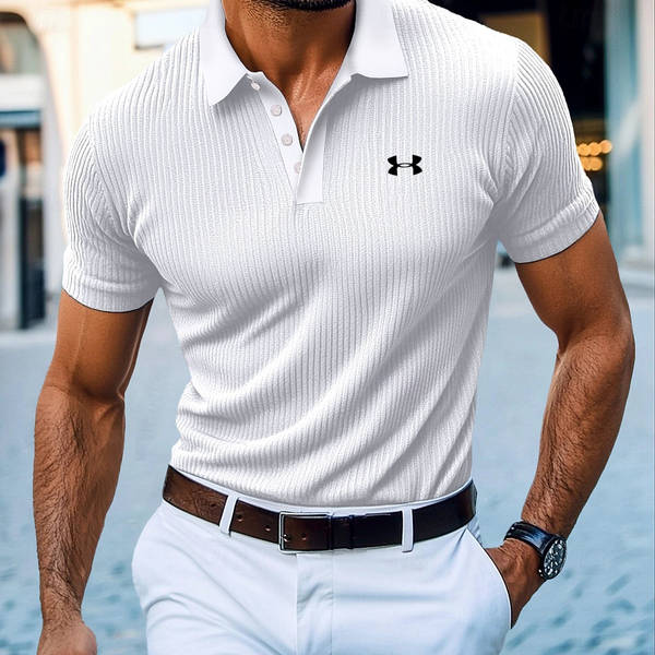 Everyday Ribbed Cotton Polo Shirt