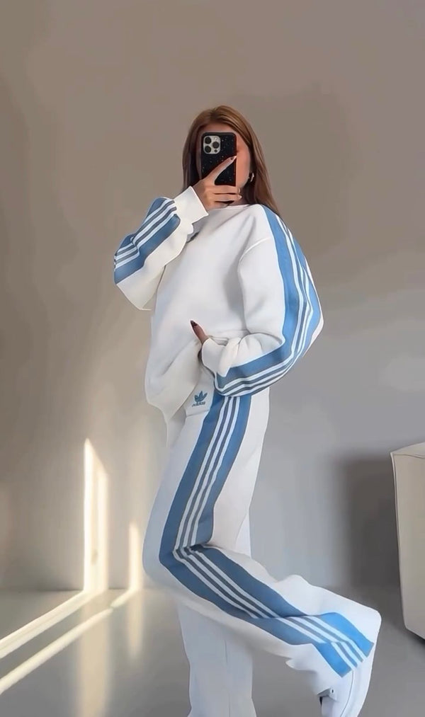 Rebelline Side Stripe Tracksuit Set