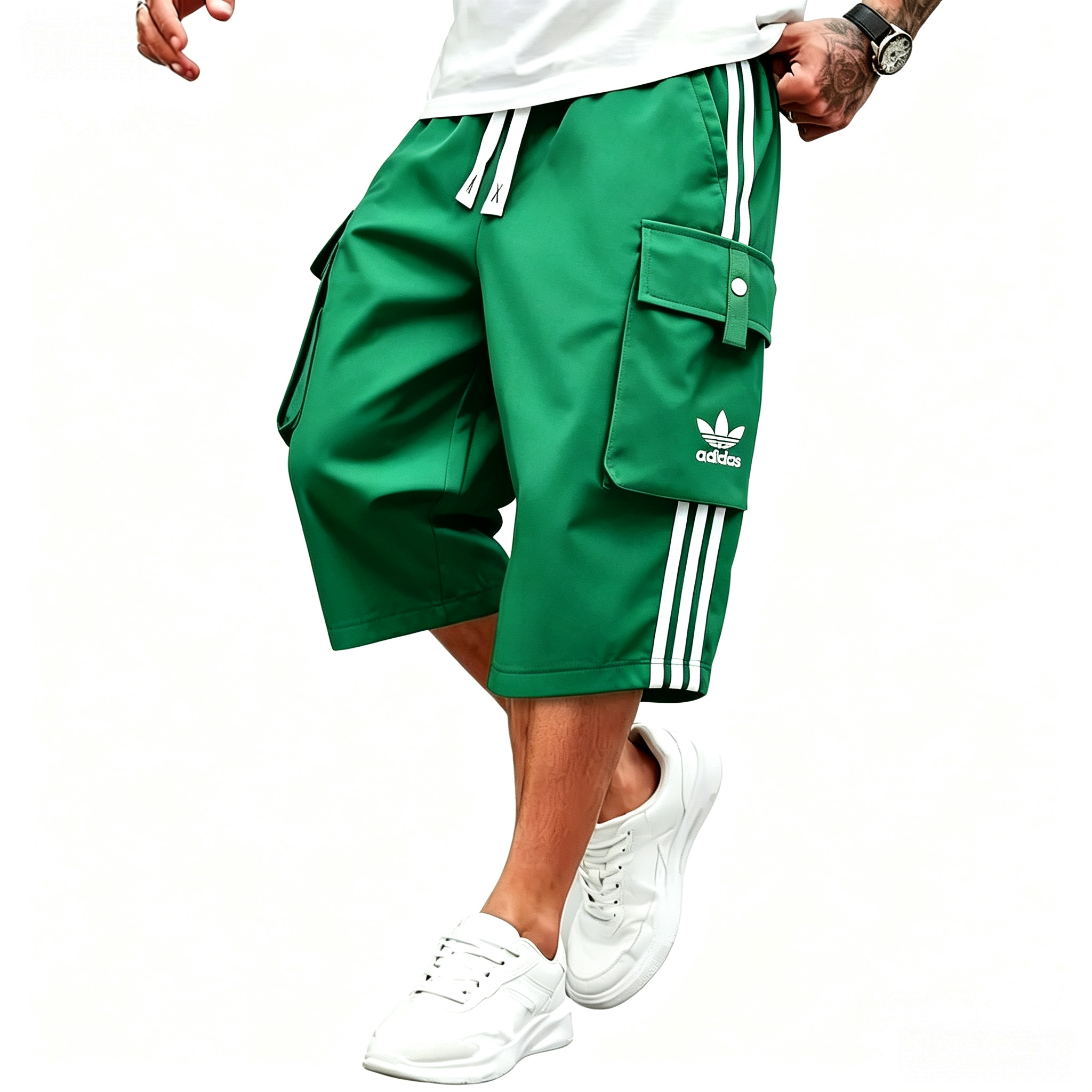 ComfortWaffle Everyday Casual Drawstring Shorts