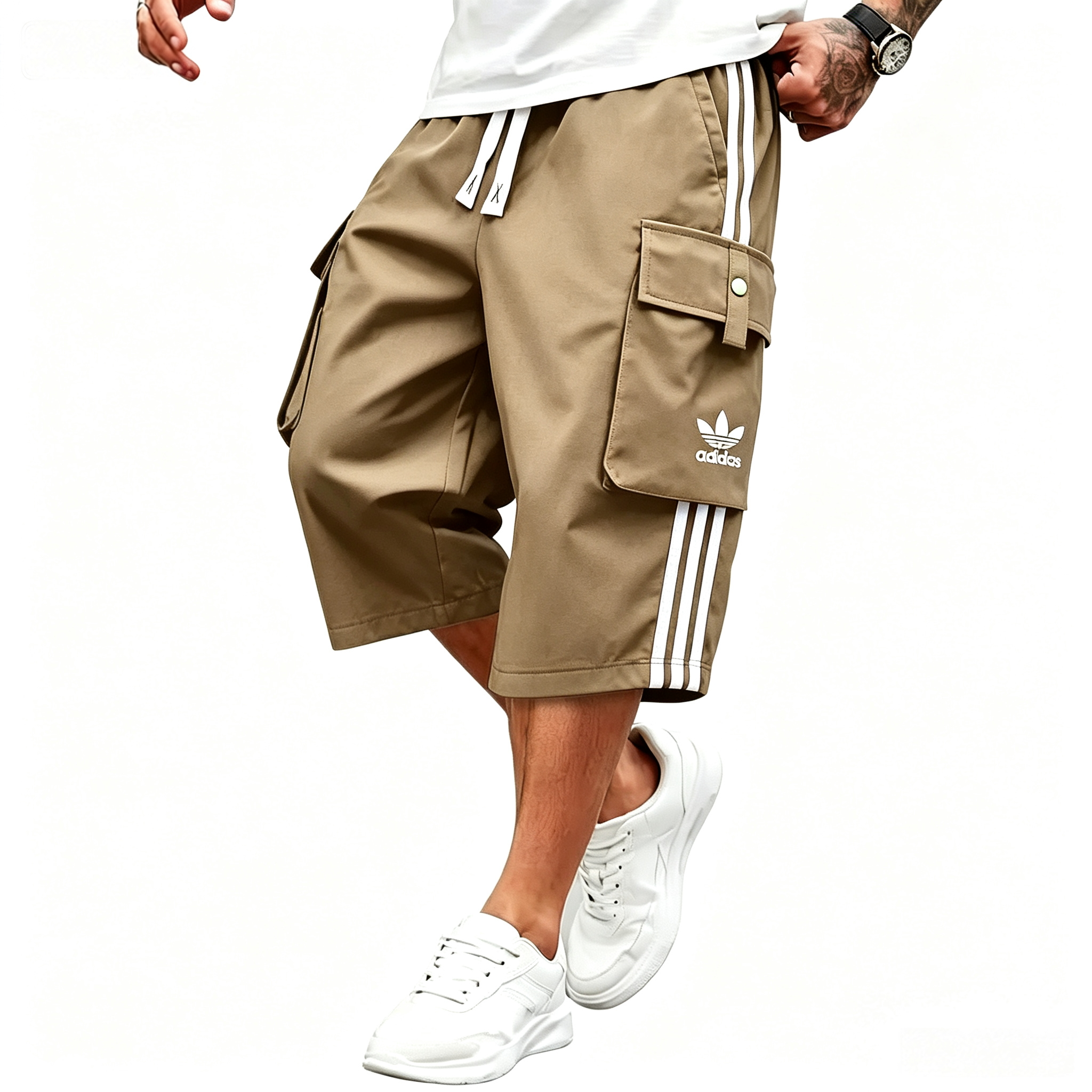 ComfortWaffle Everyday Casual Drawstring Shorts