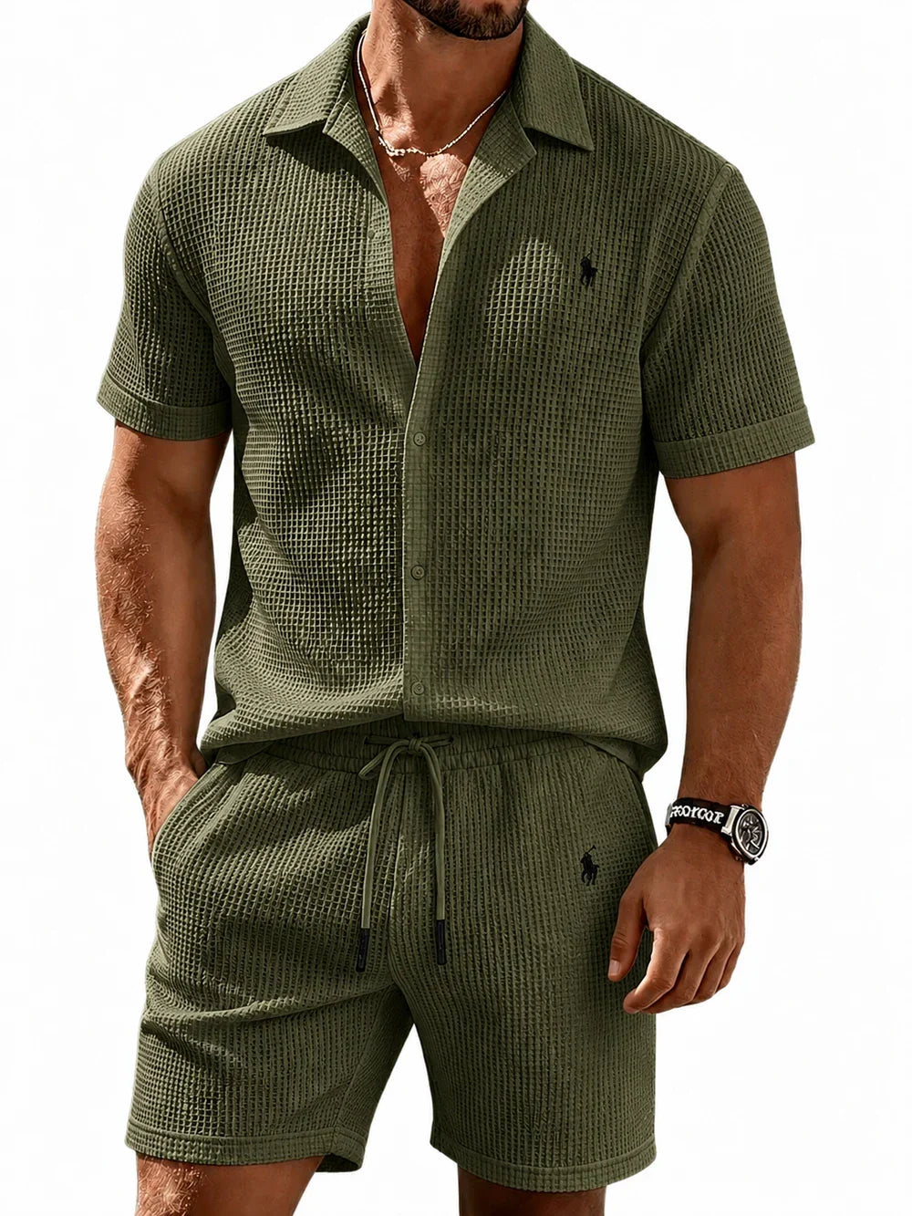 Waffle Knit Resort Set