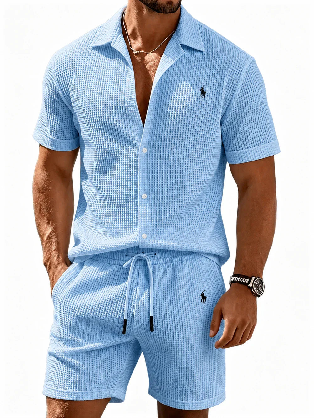 Waffle Knit Resort Set